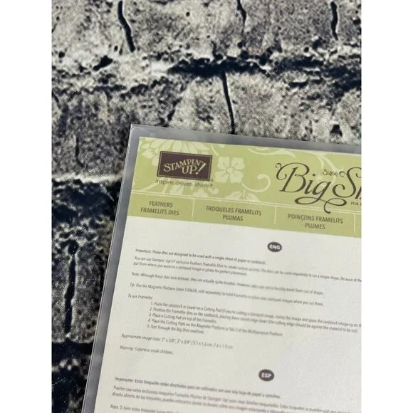 Stampin Up FOUR FEATHERS Stamp Set & FEATHERS Die Set - Picture 12 of 15